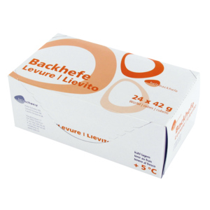 Backhefe, Würfel, 24 x 42 g Backhefe, Würfel, 24 x 42 g