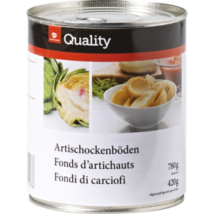 Quality Artischockenböden, 16-20 Stück, 780 g Quality Artischockenböden, 16-20 Stück, 780 g