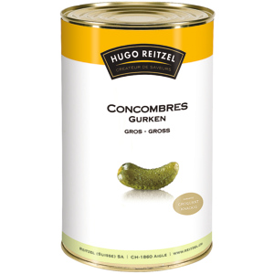 Hugo Reitzel Gurken, gastro, unsortiert, 3 x 4,2 kg