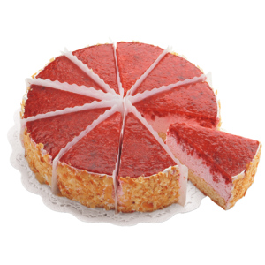 Romer's Himbeer Torte, geschnitten, tiefgekühlt, 1,24 kg