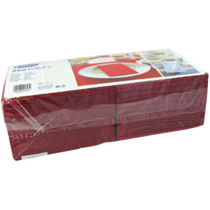 Duni Servietten, 1/8 Falz, 3-lagig, 40 x 40 cm, bordeaux, 250 St Duni Servietten, 1/8 Falz, 3-lagig, 40 x 40 cm, bordeaux, 250 St