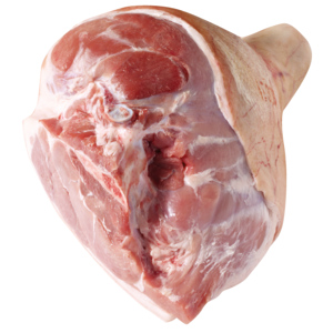 Schweins-Stotzen mit Schwarte mit Bein ohne Huft, ca. 9,5 kg