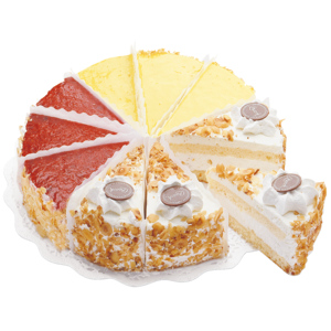 Romer's Quark Torte, assortiert, geschnitten, tiefgekühlt, 1,2 kg