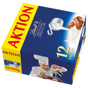 Lindt Milch extra, 12 x 100 g