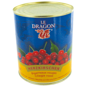 Le Dragon Herzkirschen, rot, entsteint, 6 x 825 g Le Dragon Herzkirschen, rot, entsteint, 6 x 825 g