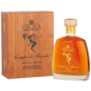 Sibona Riserva di Moscato millesimata 44% Vol., Flasche zu 70 cl Sibona Riserva di Moscato millesimata 44% Vol., Flasche zu 70 cl
