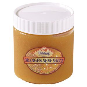 Orangen Senfsauce, Glas zu 650 g Orangen Senfsauce, Glas zu 650 g