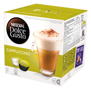 Nescafé Dolce Gusto Cappuccino, 16 Portionen, 128 g