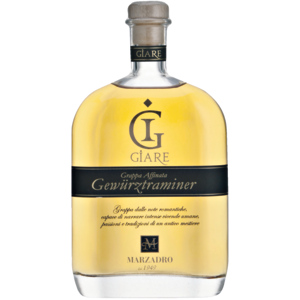 Grappa Marzadro Giare Gewürztraminer 41%, 70 cl
