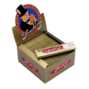 Smoking Slim Gold Zigarettenpapier, 50 Stück