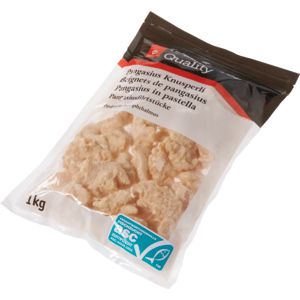 Quality ASC Pangasius Knusperli, im Bierteig, tiefgekühlt, 1 kg
