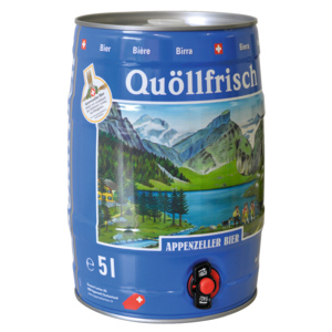 Appenzeller Quöllfrisch Fass, Stück zu 5 Liter