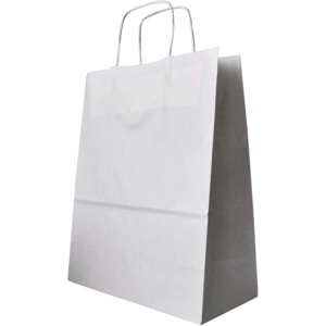 Lunchtragtaschen Papier, 33 x 26 x 13 cm, Pack zu 50 Stück