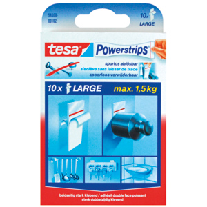 Tesa Powerstrips Haftstücke Blister zu 10 Stück Tesa Powerstrips Haftstücke Blister zu 10 Stück
