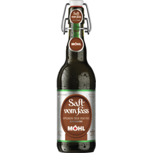 Möhl Saft vom Fass trüb ohne Alkohol MW, Bügelflaschen 50 cl