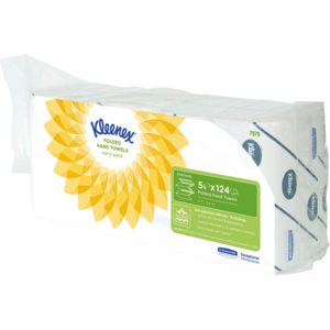 Kleenex Ultra Handtücher, Interfold, weiss, 6 x 5 x 124 St
