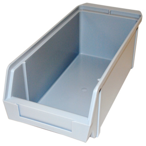 Besteckbox stapelbar grau