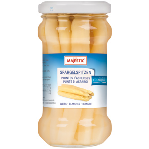 Majestic Spargelspitzen weiss, 3 x 180 g