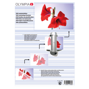 Olympia Laminierfolie A4, 80 micro, Pack zu 100 Stück Olympia Laminierfolie A4, 80 micro, Pack zu 100 Stück