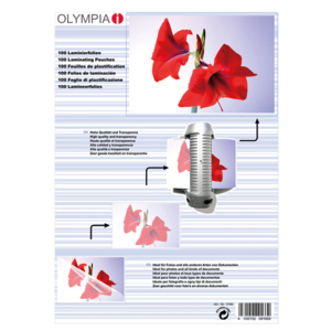 Olympia Laminierfolie A4, 125 micro, Pack zu 100 Stück Olympia Laminierfolie A4, 125 micro, Pack zu 100 Stück