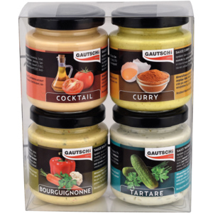 Gautschi Fondue Chinoise Barbecue, 4 x 115 ml Gautschi Fondue Chinoise Barbecue, 4 x 115 ml