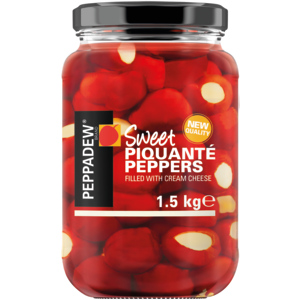 Peppadew Piment sauvage farci de fromage à la crème, 1,5 kg
