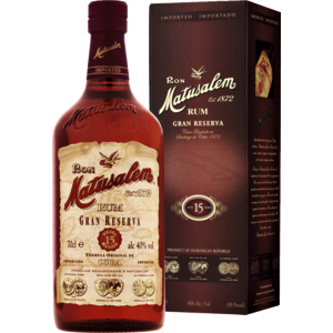 Matusalem Rum Gran Reserva 15y. 40% Vol., Flasche zu 70 cl