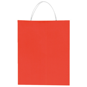 Geschenktaschen 23 x 12 x 32 cm rot Pack zu 5 Stück