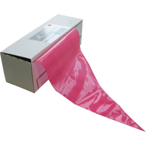 Tasca da pasticcere rossa, 270 x 630 mm, resistente fino a 110 °C, pacco da 80 pezzi