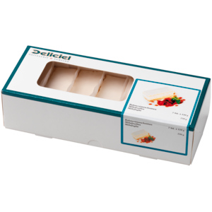 Deliciel Rahm Crème Schnitten, tiefgekühlt, 7 x 110 g