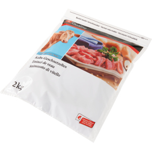 Quality Kalbs-Geschnetzeltes, tiefgekühlt, 3 x 2 kg Quality Kalbs-Geschnetzeltes, tiefgekühlt, 3 x 2 kg