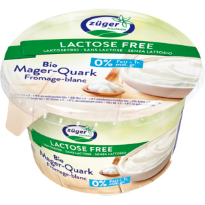 Züger Bio Magerquark, laktosefrei, 200 g