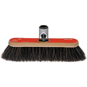 Bodenwischer Tradition, Pferdehaar verstärkt, rot, 28 cm