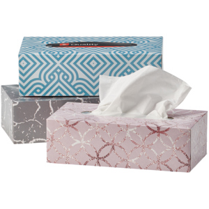 Quality Fazzolettini di carta, 3 strati, bianchi, 3 x 90 pz