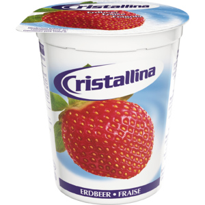Cristallina Jogurt Erdbeer, 10 x 175 g Cristallina Jogurt Erdbeer, 10 x 175 g