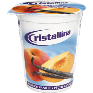 Cristallina Jogurt Pfirsich mit Vanille, 10 x 175 g