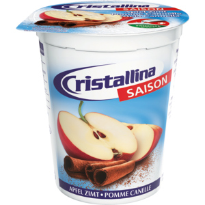 Cristallina Jogurt Apfel und Zimt, 10 x 175 g