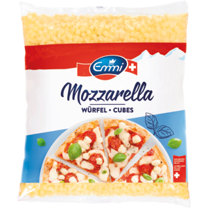 Emmi Mozzarella 45%, gewürfelt, 1 kg