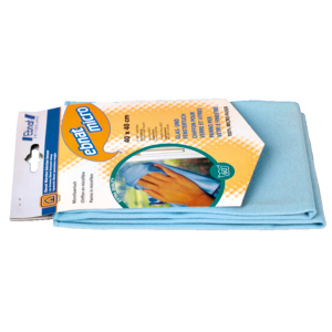 Microfaser Glas- und Fenstertuch, 40 x 40 cm, blau, 2 St