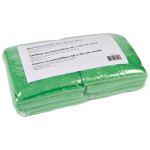 Ebnat Microfasertücher, 40 x 40 cm, grün, 10 St Ebnat Microfasertücher, 40 x 40 cm, grün, 10 St