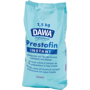 Dawa Prestofin Crèmepulver Vanille kalt, 1,5 kg Dawa Prestofin Crèmepulver Vanille kalt, 1,5 kg