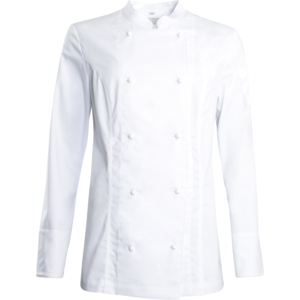 Workfashion Kochjacke langarm Damen M weiss