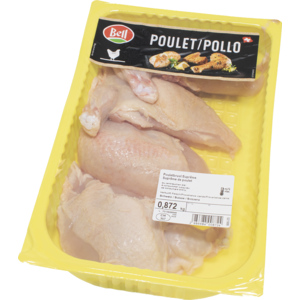 Poulet Brust Suprême mit Haut, 4 x 180-280g Poulet Brust Suprême mit Haut, 4 x 180-280g