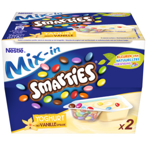 Nestlé Smarties Vanille, 2 x 120 g Nestlé Smarties Vanille, 2 x 120 g