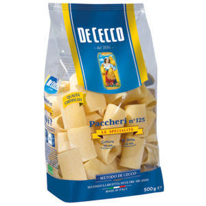 De Cecco Paccheri n° 125, 500 g De Cecco Paccheri n° 125, 500 g