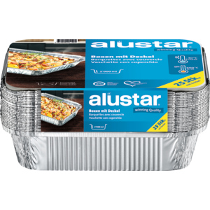 Alustar Alubox mit Deckel 2,0 l Pack zu 25 Stück