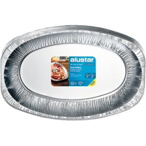 Alustar Alu Party Platte 35 x 25 cm Pack zu 10 Stück Alustar Alu Party Platte 35 x 25 cm Pack zu 10 Stück