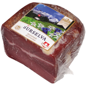 Bündner Rohschinken 1/2 ohne Schwarte, ca. 1,15 kg
