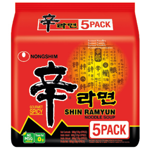 Nongshim Shin Ramen, 120 g Nongshim Shin Ramen, 120 g