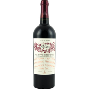 Ionis Abbasc Primitivo di Manduria DOC, 75 cl Ionis Abbasc Primitivo di Manduria DOC, 75 cl